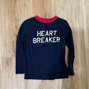 J. Crew Kids Long Sleeve Shirt - Navy and Red